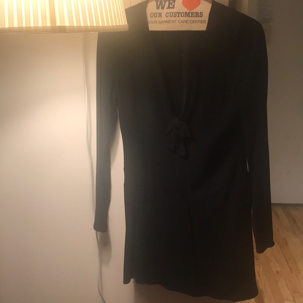 Reformation tie front skater dress